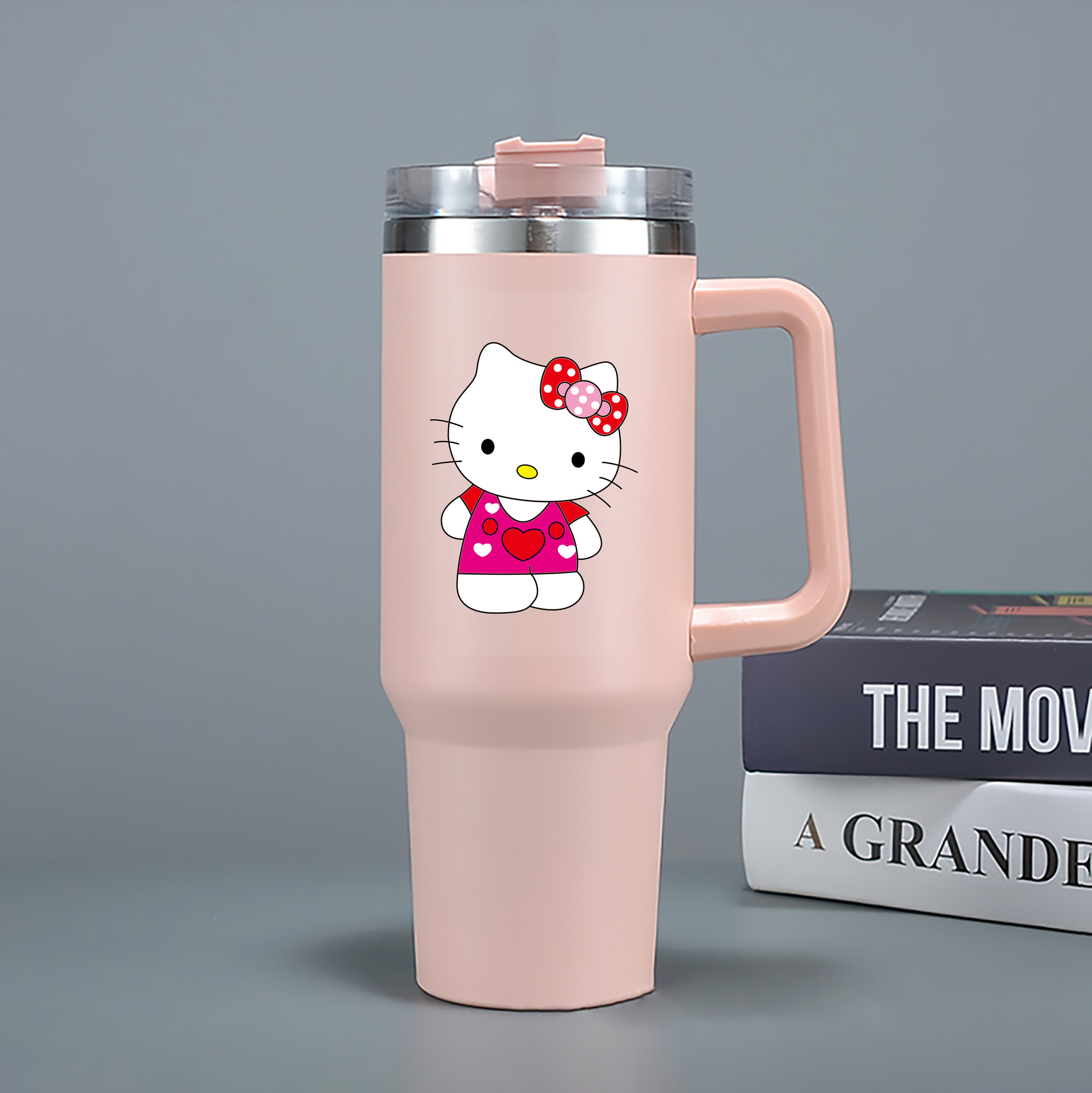 （画像用） Hello Kitty ハローキティ 1200mL車用タンブラー（カラープリント）